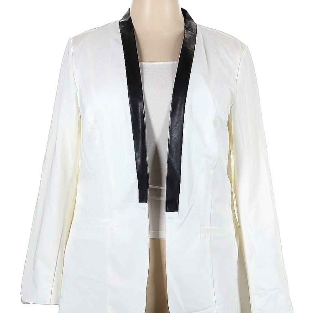 Torrid - White Blazer with Black Sequin Trim NWT
